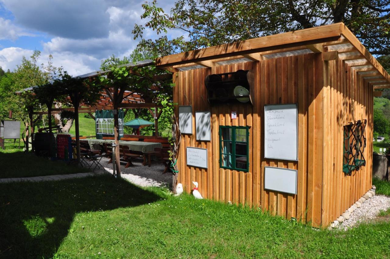 Mostheuriger Steyrdurchbruchalm Leonstein Exterior foto