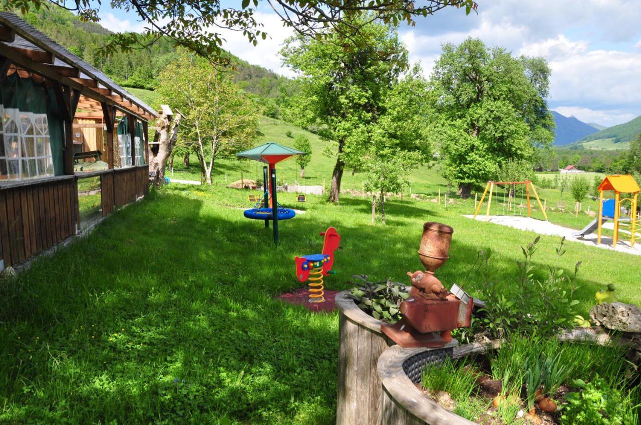 Mostheuriger Steyrdurchbruchalm Leonstein Exterior foto